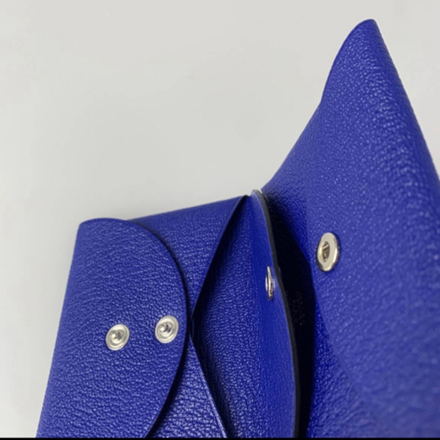 ★HERMES★新品未使用★エルメス カルヴィ デュオ ブルーフランス