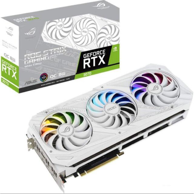 PCパーツROG strix RTX 3070 white 白 非LHR