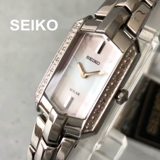 セイコー(SEIKO)の【新品】セイコー ソーラー仕様 SEIKO 腕時計 レディース ブレスレット(腕時計)