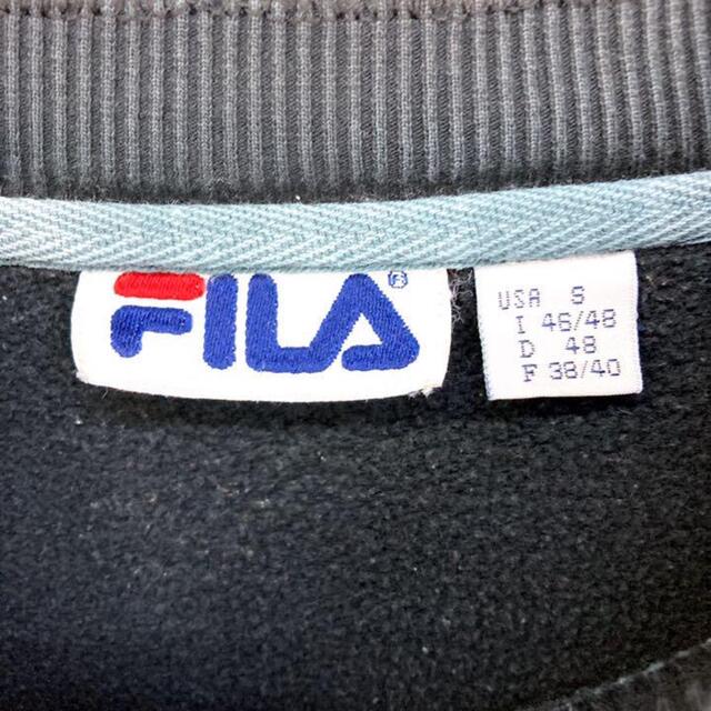 FILA(フィラ)の希少 90s フィラ スウェット ビッグ刺繍 ビッグシルエット 美品 メンズのトップス(スウェット)の商品写真