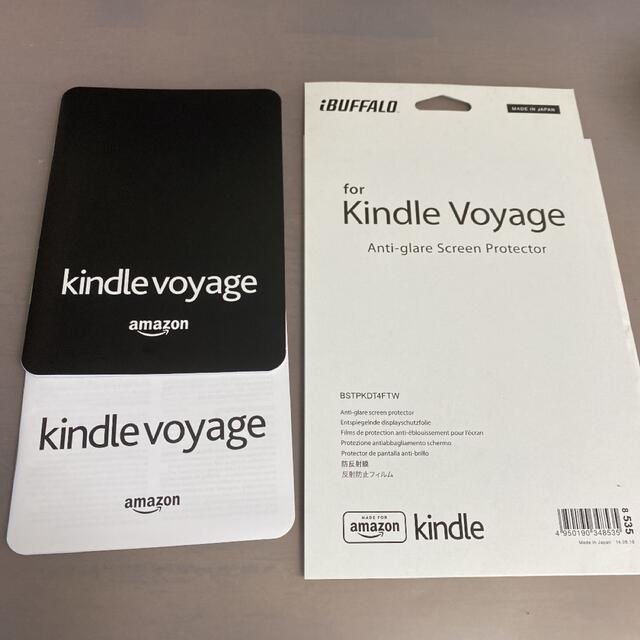 Kindle Voyage（第7世代）WiFi型広告あり　オマケ付き スマホ/家電/カメラのPC/タブレット(電子ブックリーダー)の商品写真