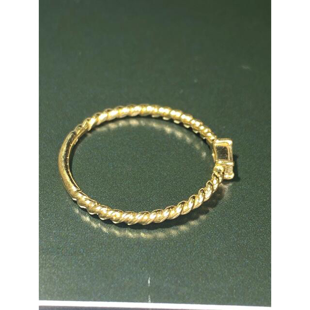 ✴︎鑑別書付✴︎K18YG ダイヤモンドリング 0.08ct N1168 faham.go.th