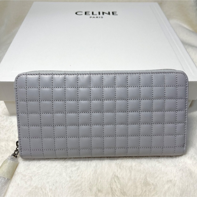 最短翌日お届け♪CELINE セリーヌ Cチャーム レザー ラージウォレット