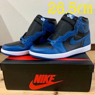 ナイキ(NIKE)のNIKE エアジョーダン1 ハイ OG ダークマリーナブルー 26.5cm(スニーカー)