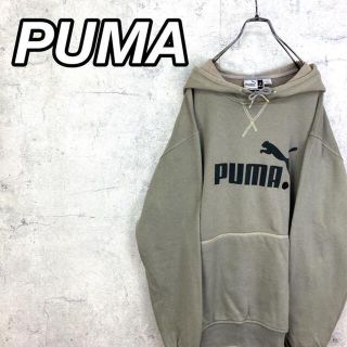 プーマ(PUMA)の希少 90s プーマ パーカー ビッグロゴ ビッグシルエット 美品(パーカー)