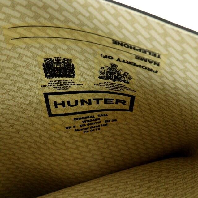 HUNTER(ハンター)のハンター HUNTER レインシューズ 長靴 UK5 24cm 茶  レディースの靴/シューズ(レインブーツ/長靴)の商品写真