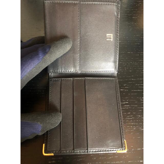 Dunhill(ダンヒル)のdunhill ダンヒル 二つ折り財布 黒　品番6505 メンズのファッション小物(折り財布)の商品写真