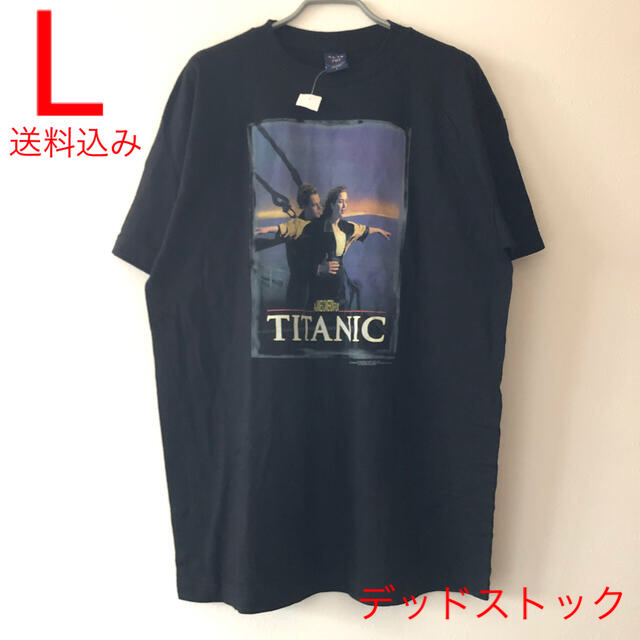 Titanic Promo Tee L タイタニック Tシャツ ムービーT 黒