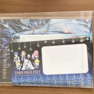 SNOW MIKU 2021 「雪ミク」クリアファイル、封筒、便箋(付属品)(ボーカロイド)
