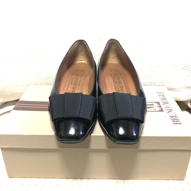 オープニング 靴 美品 BRUNOMAGLI ブルーノマリ フラットシューズ Kokusanhin