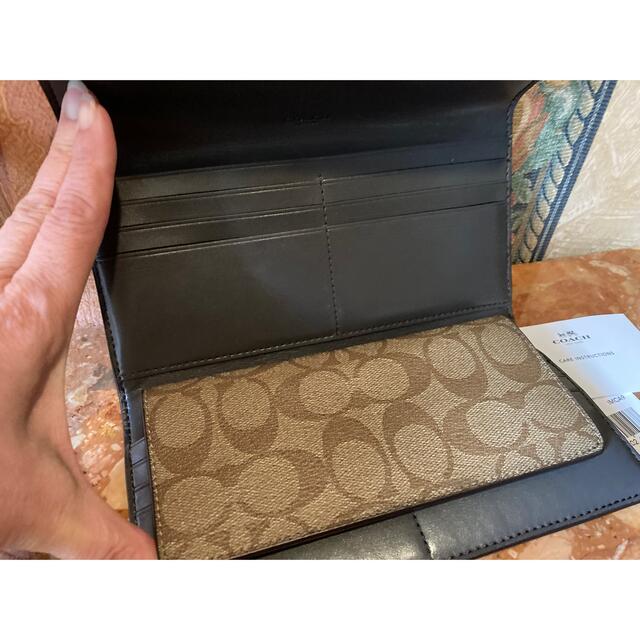 【開運日限定お値下げ!】コーチCOACH 長財布【札入れ付き! 新品!】