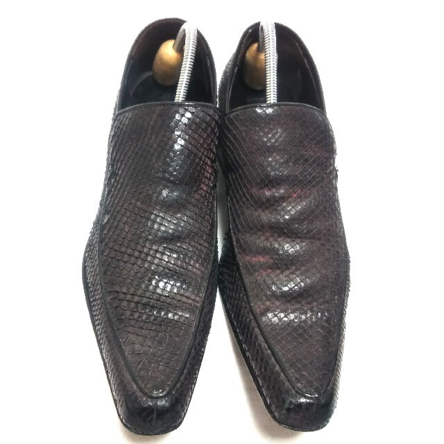 美品   5351 希少 パイソンレザー 蛇革    4 メンズの靴/シューズ(ドレス/ビジネス)の商品写真