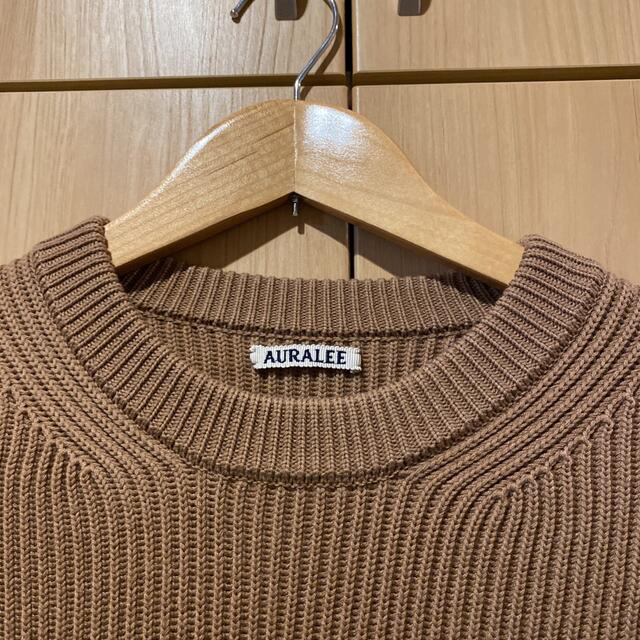 auralee SUPER FINE WOOL RIB KNIT オーラリートップス