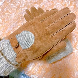 サマンサモスモス(SM2)のsm2 スエード手袋(キャメル)(手袋)
