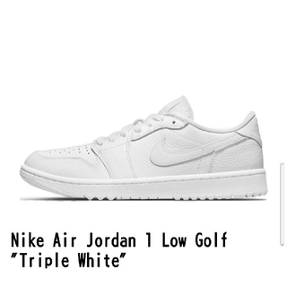 Nike Air Jordan 1 Low Golf "Triple White(スニーカー)