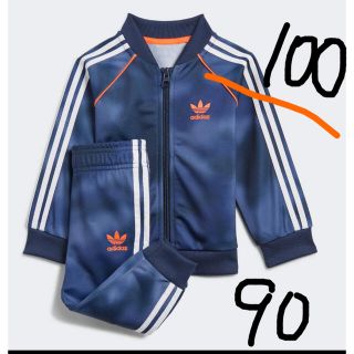 アディダス(adidas)のラス5   アディダス　100 ブルー(ジャケット/上着)