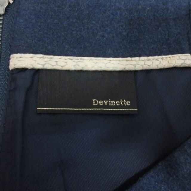 Abahouse Devinette(アバハウスドゥヴィネット)のアバハウス ドゥヴィネット 台形スカート ミニ 紺 ネイビー /YI レディースのスカート(ミニスカート)の商品写真