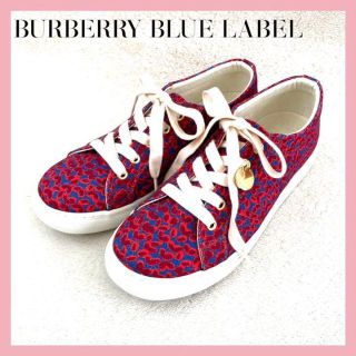 バーバリーブルーレーベル(BURBERRY BLUE LABEL)の✨【バーバリーブルーレーベル】スニーカー　靴　ハート　かわいい　匿名発送(スニーカー)