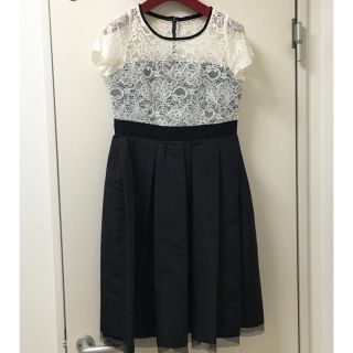 ランバンオンブルー(LANVIN en Bleu)の【Shii様専用】♡LANVIN en Bleu♡レース切替ワンピース(ひざ丈ワンピース)