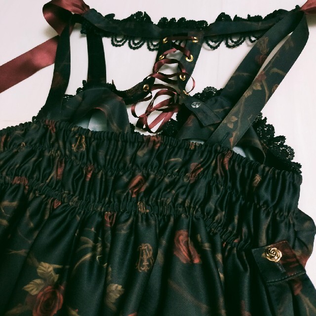 ALICE and the PIRATES(アリスアンドザパイレーツ)の薔薇の誓い　愛と裏切りの輪舞曲　ジャンパースカートⅡ型　ボルドー レディースのスカート(ロングスカート)の商品写真