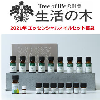 セイカツノキ(生活の木)の生活の木　2021年福袋　アロマストーン１個付き(エッセンシャルオイル（精油）)