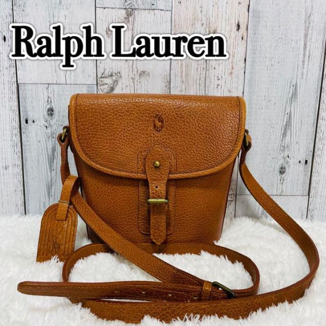 希少】オールドラルフ Ralph Lauren ショルダーバッグ 本革