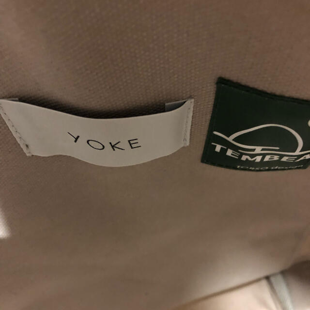 1LDK SELECT(ワンエルディーケーセレクト)のyoke ヨーク TEMBEA MESSENGER TOTE・GRAY メンズのバッグ(トートバッグ)の商品写真