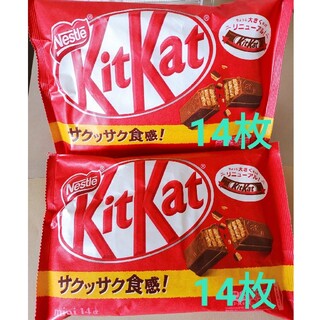 ネスレ(Nestle)の【キットカット】ミニ14枚 × 2袋(菓子/デザート)