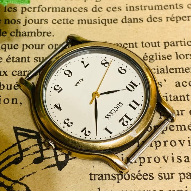 ALBA(アルバ)の217 ALBA アルバ クォーツ式 腕時計 フェイスのみ 稼働品 メンズの時計(腕時計(アナログ))の商品写真