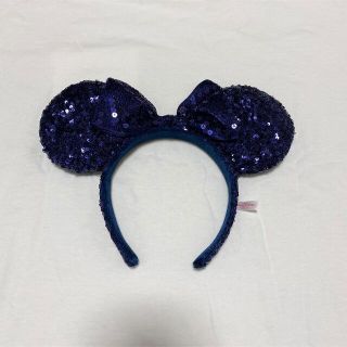 ディズニー(Disney)のディズニー カチューシャ スパンコール 青(カチューシャ)