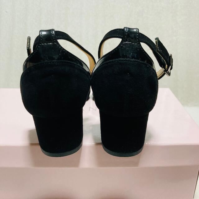 DIANA(ダイアナ)のダイアナ　チャンクヒールサンダル　黒 レディースの靴/シューズ(サンダル)の商品写真