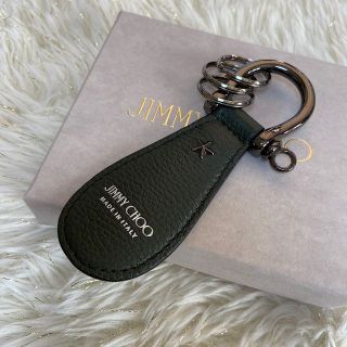 ジミーチュウ(JIMMY CHOO)の新品【ジミーチュウ】warren キーリング Sea Green(キーホルダー)