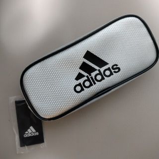 アディダス(adidas)のアディダス adidas ペンケース　筆入れ　シルバー　男の子(ペンケース/筆箱)