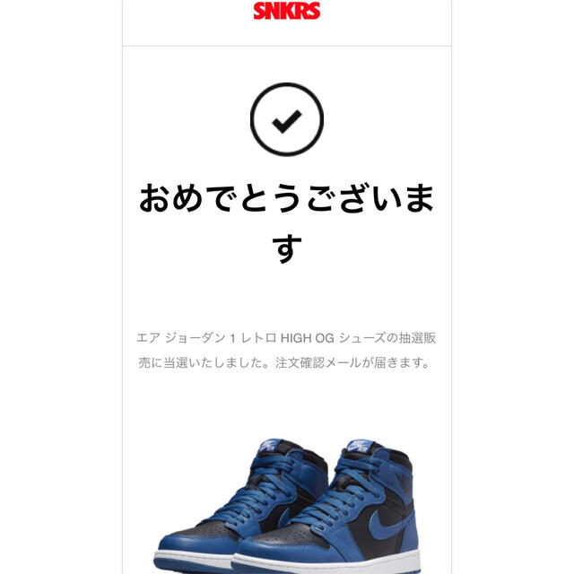 NIKE(ナイキ)のNIKE AIR JORDAN 1 RETRO HIGH OG 27.5cm メンズの靴/シューズ(スニーカー)の商品写真