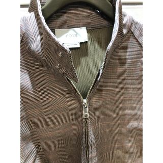 サンシー(SUNSEA)のYOKE 20ss グレンチェックドリズラージャケット　パンツセット(ブルゾン)