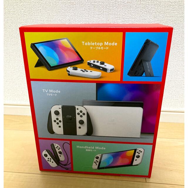 Nintendo Switch(ニンテンドースイッチ)の【新品未開封】Nintendo Switch 有機ELモデル エンタメ/ホビーのゲームソフト/ゲーム機本体(家庭用ゲーム機本体)の商品写真