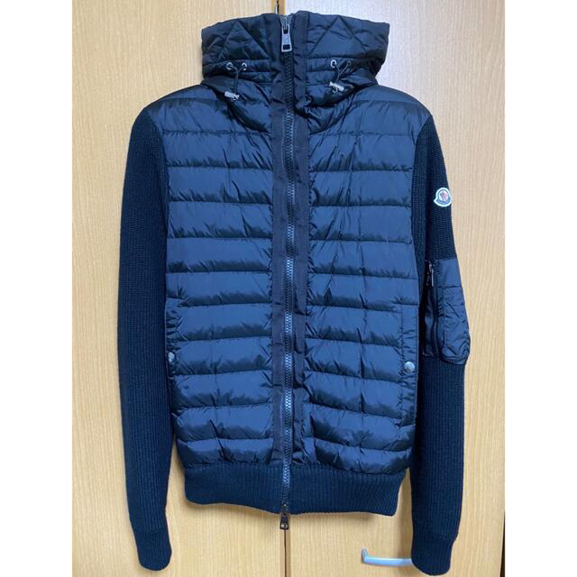 ★美品★MONCLER / MAGLIONE ニット×ナイロン ダウンパーカのサムネイル