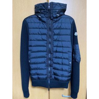 モンクレール(MONCLER)の★美品★MONCLER / MAGLIONE ニット×ナイロン ダウンパーカ(ダウンジャケット)