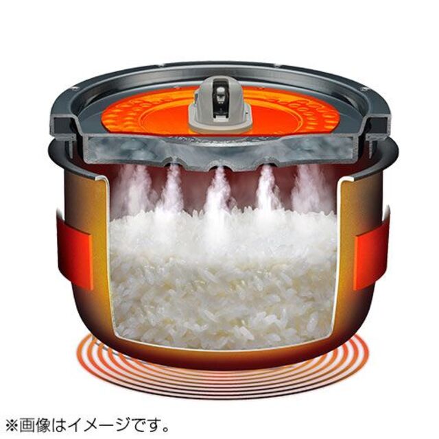 日立 IHジャー炊飯器 5.5合 RZ-TS104M H メタリックグレー-