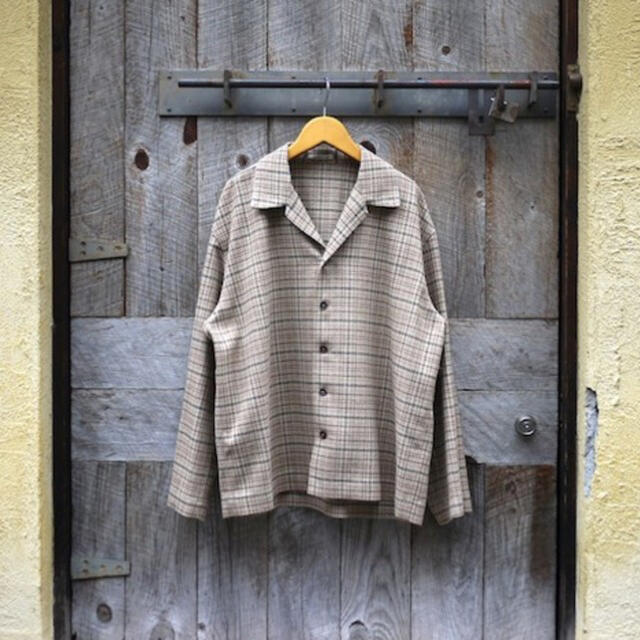 メンズAURALEE 18SS SILK SUMMER TWEED SET UP