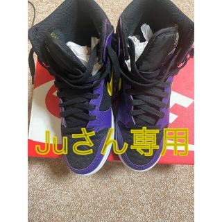 ナイキ(NIKE)のNIKE DUNK HIGH "COURT PURPLE" "LAKERS"(スニーカー)