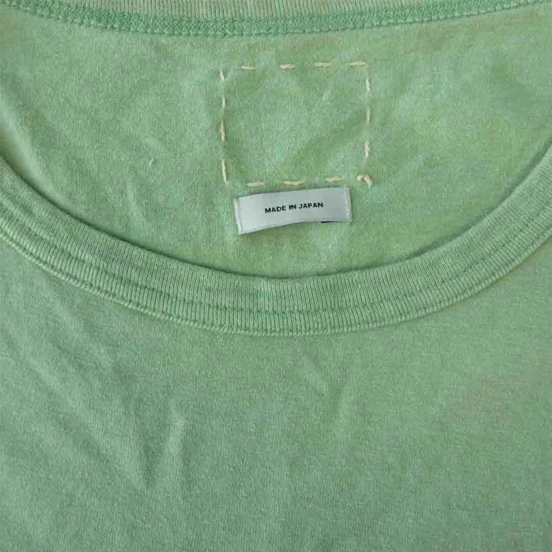 VISVIM(ヴィスヴィム)のVISVIM ビズビム 刺繍 ポケット Tシャツ 半袖 グリーン系 2【中古】 メンズのトップス(シャツ)の商品写真