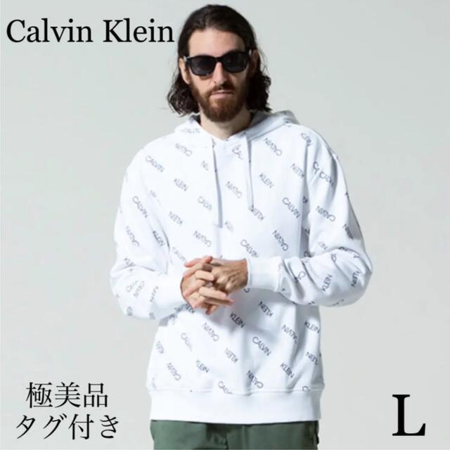 CalvinKlein 裏起毛 フーディー プルオーバー パーカー スウェット