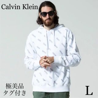 カルバンクライン(Calvin Klein)のCalvinKlein 裏起毛 フーディー プルオーバー パーカー スウェット(パーカー)