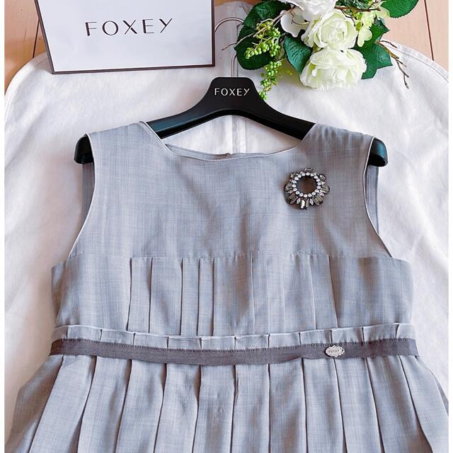 極美品!FOXEYプリーツワンピース 40 Rene-