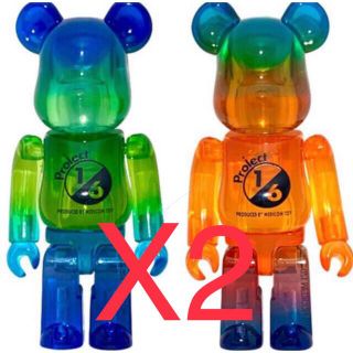 メディコムトイ(MEDICOM TOY)のBE@RBRICK 1/6計画　ノベルティ　project1/6 2セット(フィギュア)