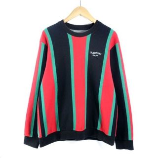 シュプリーム(Supreme)のSupreme 17aw Vertical Striped Pique Crew(Tシャツ/カットソー(七分/長袖))