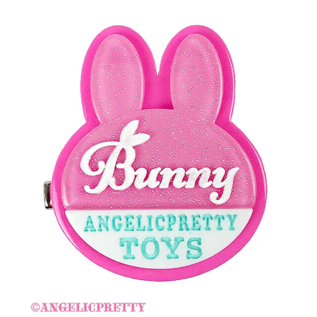 angelic pretty bunny tag クリップブローチ