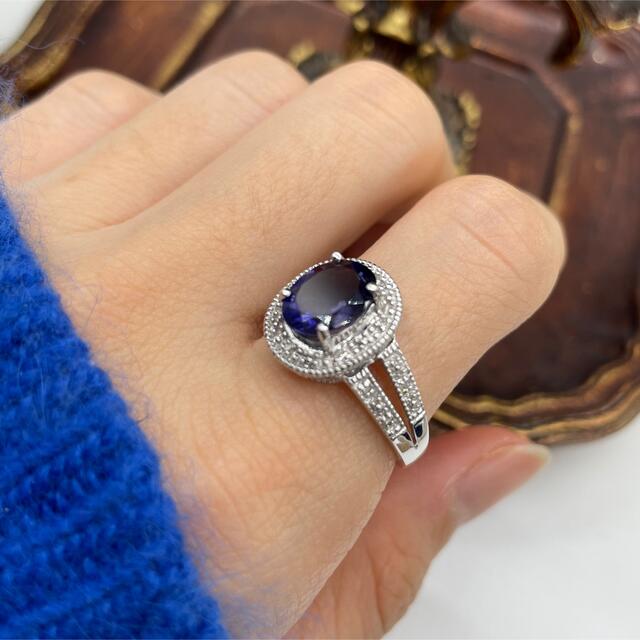 妖艶な美しさ　10K   3.5g  天然ダイヤモンド　DNYCリング レディースのアクセサリー(リング(指輪))の商品写真