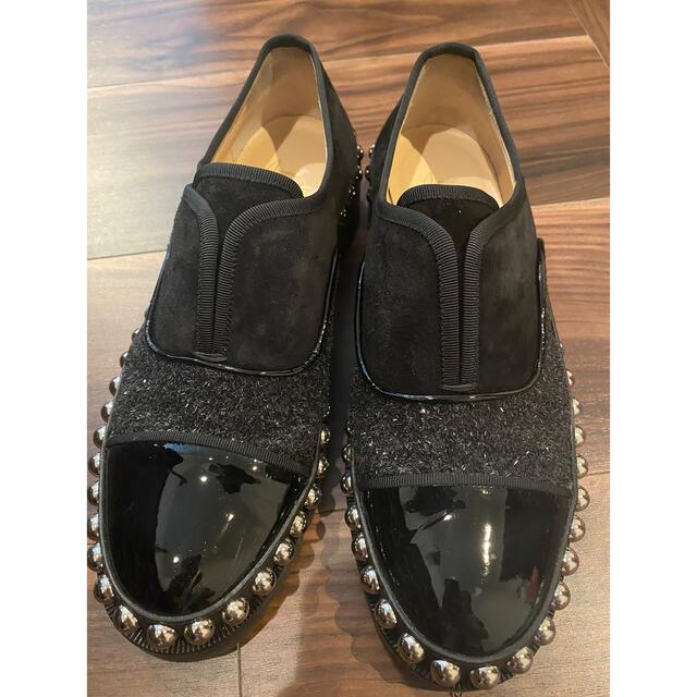 Christian Louboutin(クリスチャンルブタン)のクリスチャンルブタン  ローファー　36.5 ほぼ新品　CHANEL マノロ レディースの靴/シューズ(ローファー/革靴)の商品写真